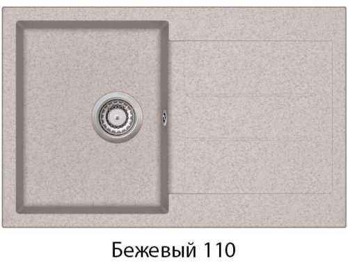 Aquasanita Tesa SQT101 Mocha warm 114 | № 7801 | 780 x 500 мм