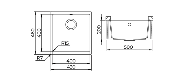 Helika  Forma SQF102| GRAPHITE 222 | №1010