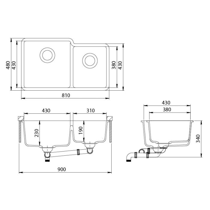 Helika Arca SQA230L Light grey 221 | № 7379 | 810 x 480 мм