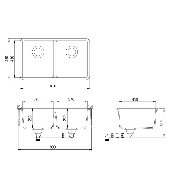 Helika Arca SQA200 Graphite 222 | № 7375 | 810 x 480 мм