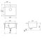  Aquasanita Tesa SQT100 Graphite 222 | № 7800 | 510 x 490 мм