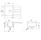 Aquasanita Tesa SQT101 Graphite 222 | № 7801 | 780 x 500 мм