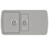 Aquasanita  Lira SQL151 Light grey 221 | № 5575 | 960 x 500 мм
