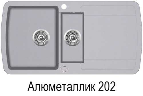 Гранитная мойка Aquasanita Lira SQL 151 AW
