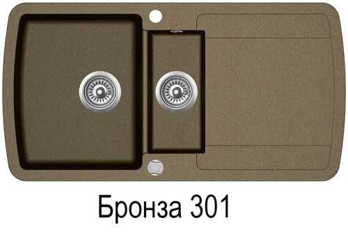 Гранитная мойка Aquasanita Lira SQL 151 AW