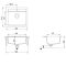 HELIKA Quadro SQQ100 Black metallic 601 | № 3490 | 565 x 510 мм