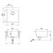 Helika Aquasanita Simplex SQS100 Graphite 222 | № 3345 | 425 x 500 мм