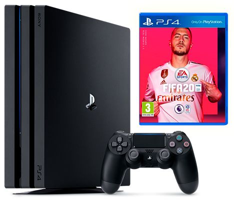PlayStation 4 Pro 1TB Black + FIFA 20
